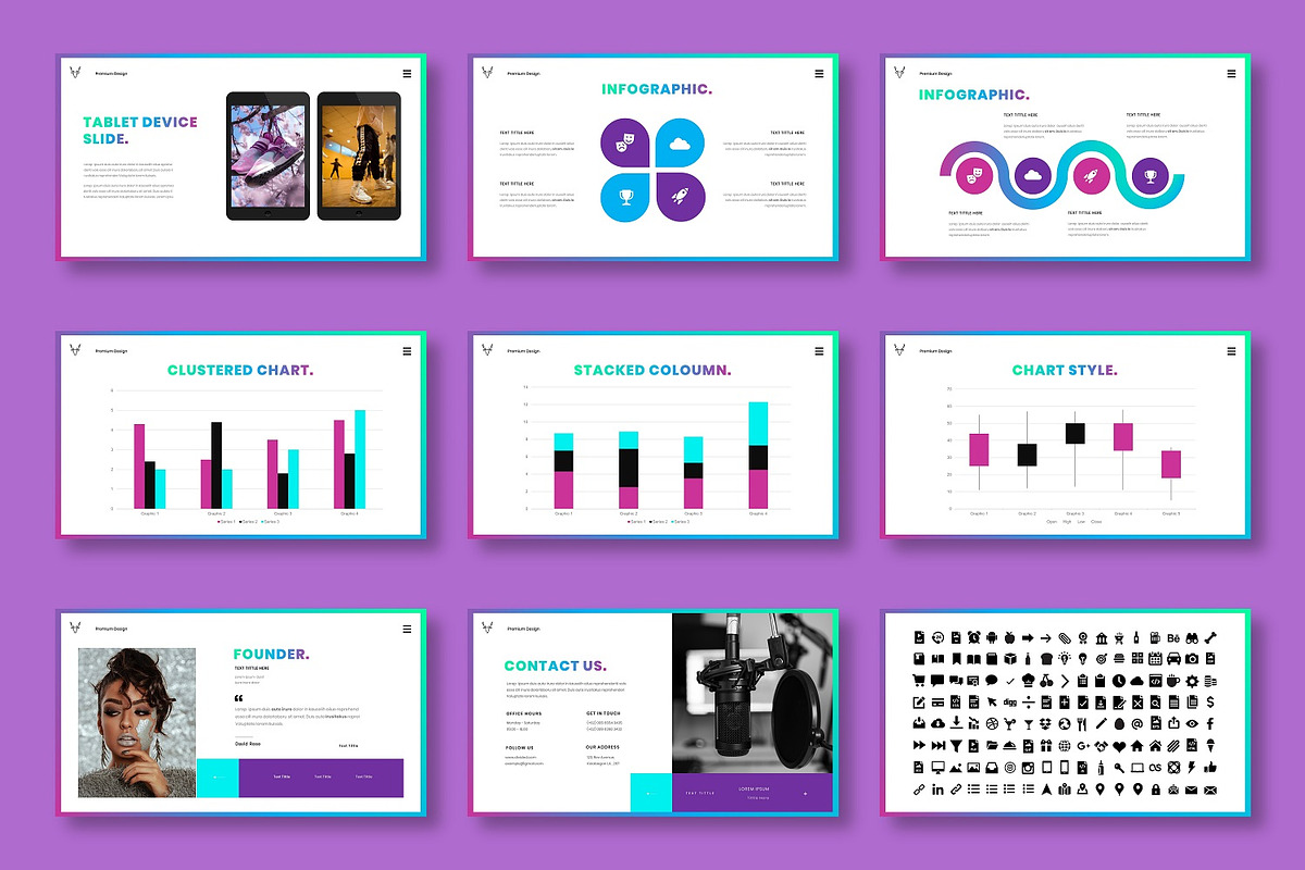 Divided – Business PowerPoint, a Presentation Template by Dens Creative Studio (Photo 5 of 6)