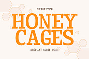 Honey Cages, a Serif Font by Nathatype (Thumbnail 1 of 10)