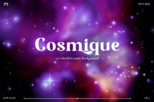 Cosmique: Vector Backgrounds Vol. 2