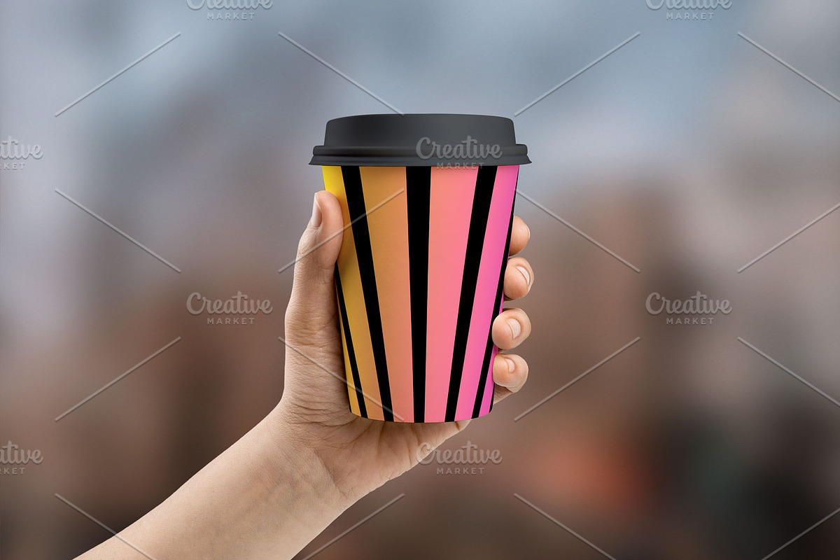 Color striped retro backgrounds 80s, a Pattern Graphic by ExpressShop (Photo 5 of 5)