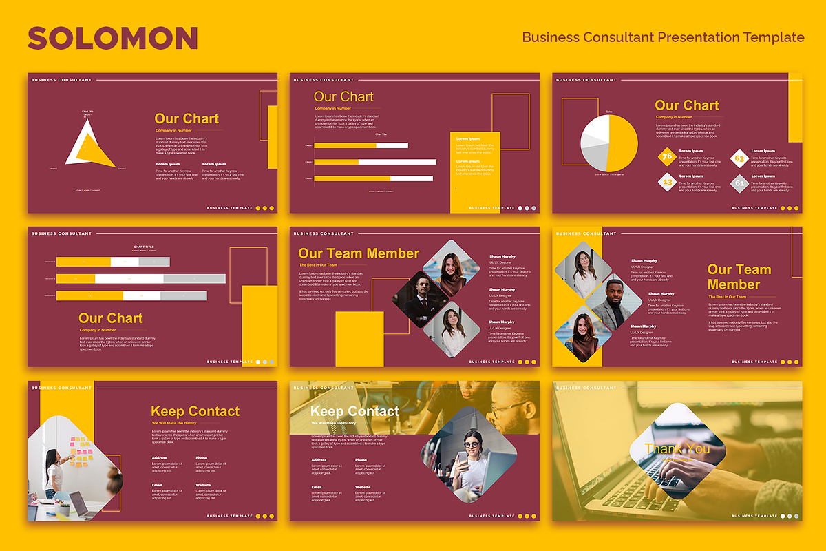 Business Consultant Presentation, a Presentation Template by deTheme (Photo 6 of 13)