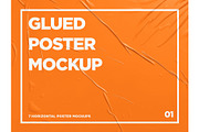 Glued Paper Poster Mockup Pack, an Advertising Mockup by DreamVisuals (Thumbnail 8 of 11)