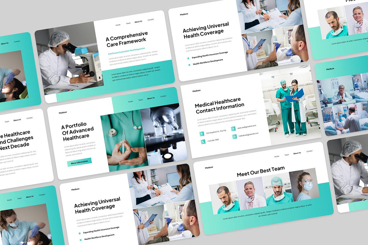 Medical and Healthcare PowerPoint, a Presentation Template by Annora Studio (Photo 4 of 5)