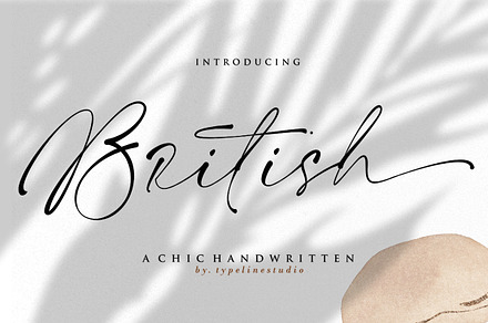 British Handwritten Font