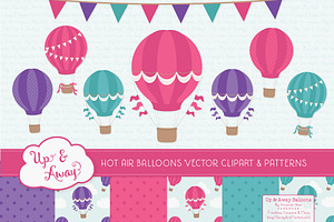 Crayon Box Girl Hot Air Balloons, an Illustration by Amanda Ilkov