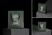 Tote bag Mockup Set, a Merchandise Mockup by GearShift (Thumbnail 1 of 4)