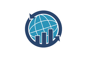 Global Finance Simple Logo, a Branding & Logo Template by Logo Loom