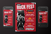Rock Fest Rundown Flyer Set, a Flyer Template by Annora Studio (Thumbnail 6 of 6)