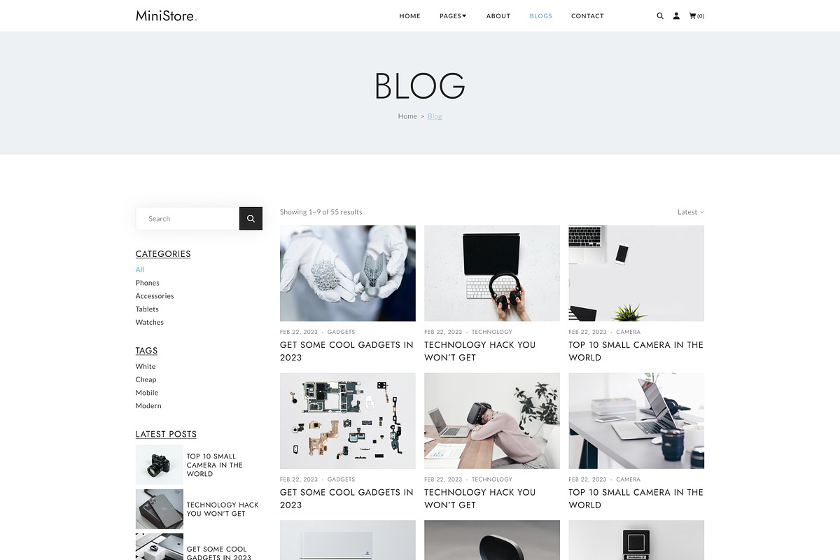 MiniStore – eCommerce Store Template, a HTML Template by TemplatesJungle (Photo 8 of 10)