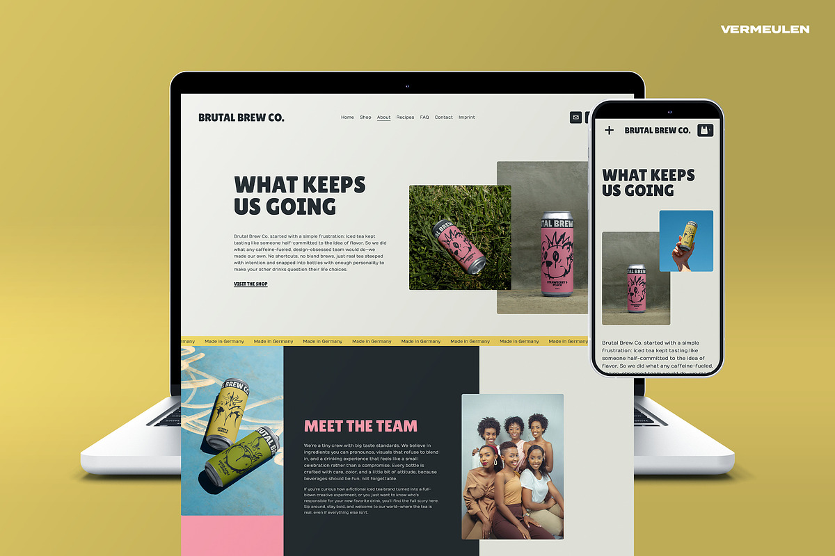 Squarespace Website Template | Bold, a Squarespace Template by Vermeulen Design Studio (Photo 6 of 7)