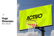 Basketball Backboard Mockup, an Advertising Mockup by SLAB! Design (Thumbnail 2 of 6)