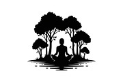 Nature Landscape Silhouette Vector B, an Illustration by Designer_Momina (Thumbnail 11 of 51)