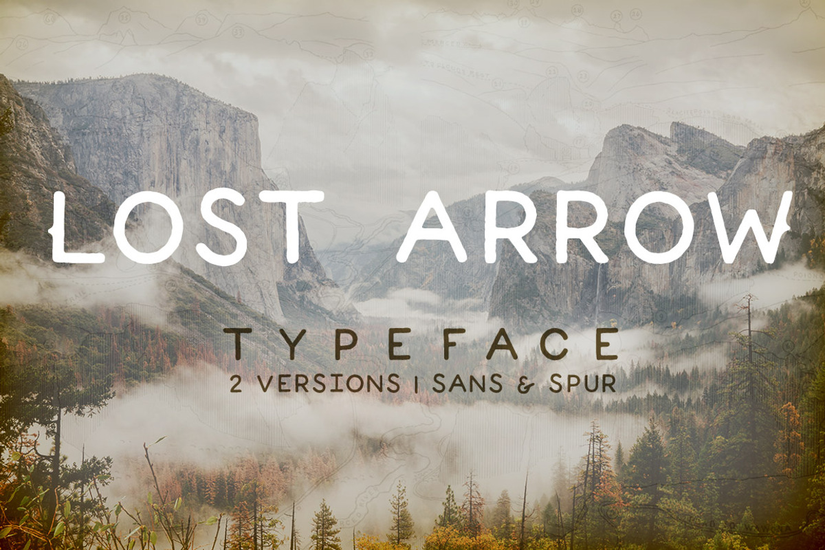 Lost Arrow, a Sans Serif Font by JoshuaRed Design (Photo 1 of 10)