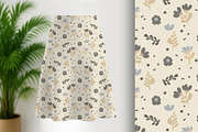 Beige Abstract Floral Seamless, a Pattern Graphic by Sharon Schwalbe (Thumbnail 1 of 4)
