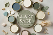 Clary Sage Home Paint Palette SW6178, a Presentation Template by CONCEPT COLORS (Thumbnail 1 of 9)