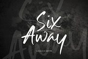 Six Away-The Handmade Brush Font, a Script Font by azetypestudios.com (Thumbnail 10 of 10)