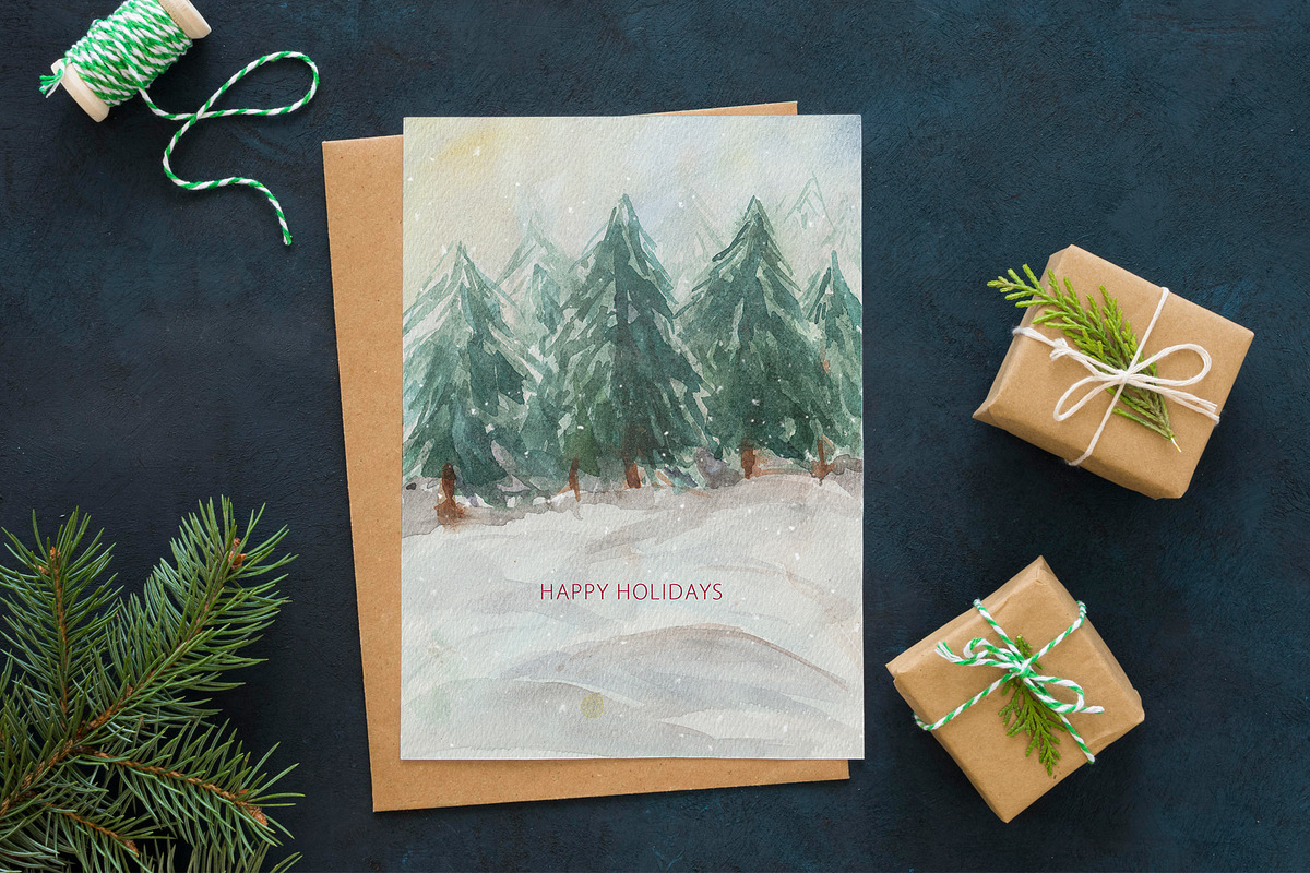 Winter Landscapes, a Seasonal Illustration by Design X0 (Photo 13 of 16)