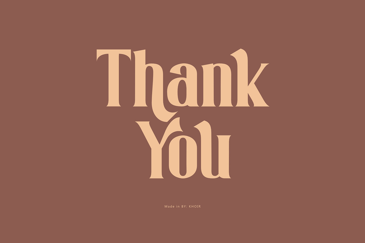 Rolih, a Serif Font by Khoir (Photo 13 of 13)