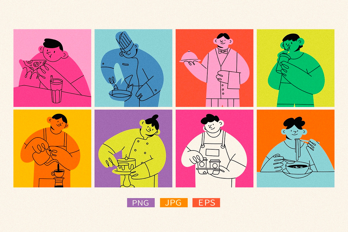 All day food, a Person Illustration by Twisted Tail (Photo 2 of 8)