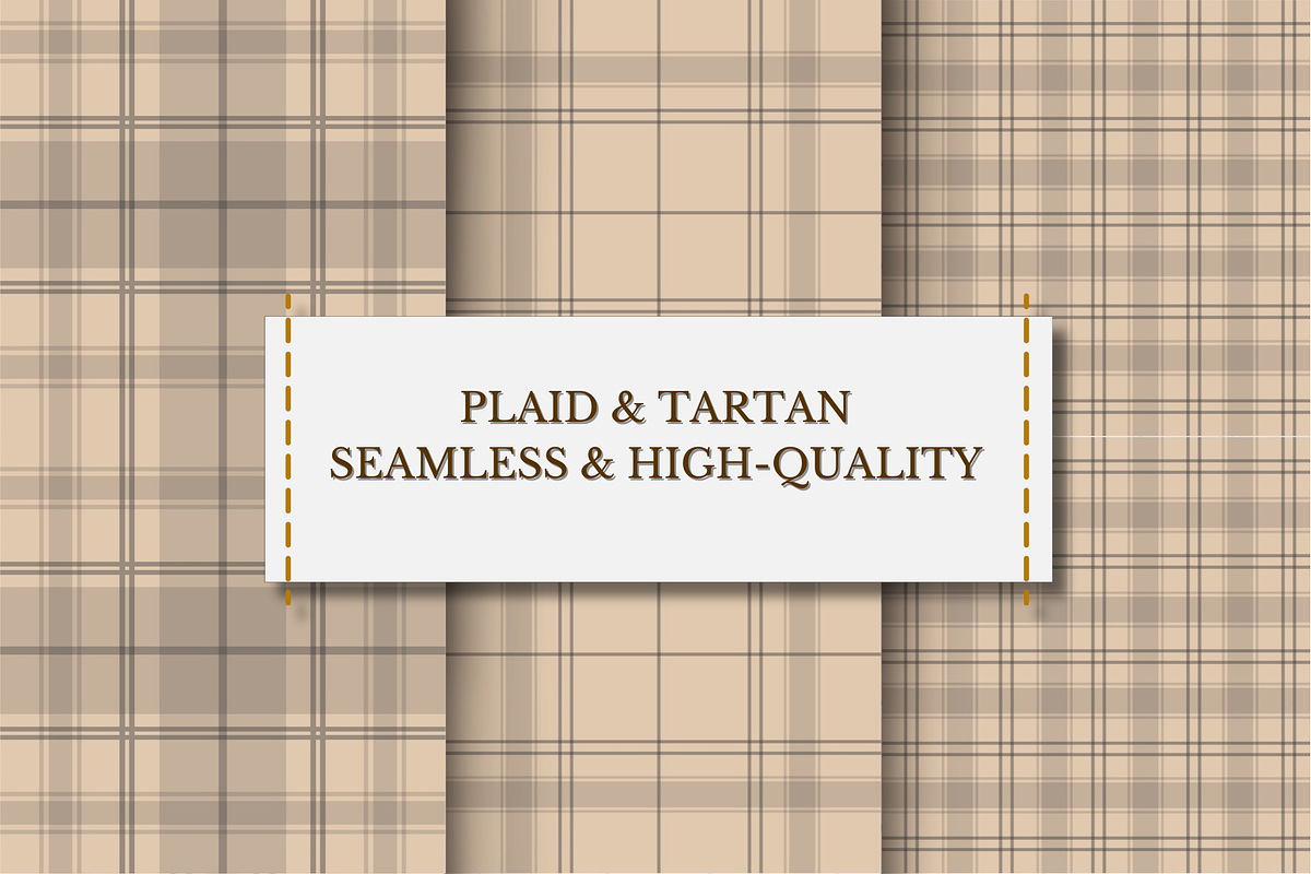 Warm Brown Tartan Pattern, a Pattern Graphic by wind mill (Photo 1 of 2)