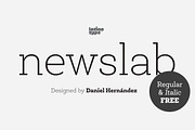 Newslab, a Slab Serif Font by Latinotype