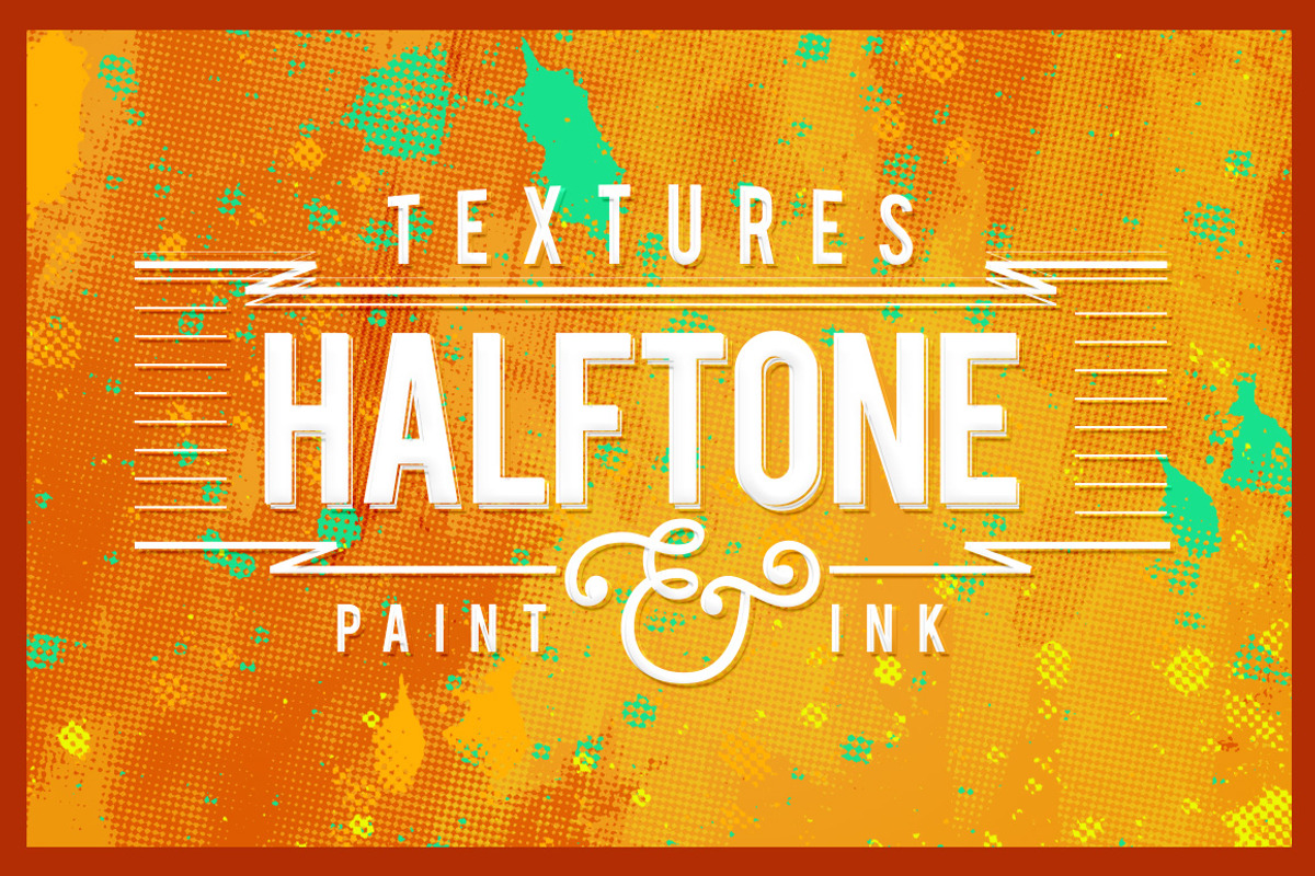Halftone Paint Textures #2