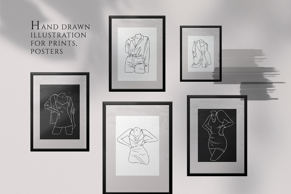 Female line art and illustrations, an Illustration by Katerine Kolak (Photo 4 of 8)