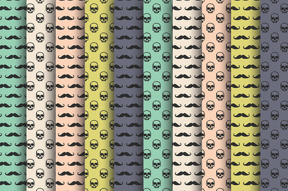 Seamless Hipster Digital Papers preview 2