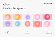 Circle Grainy Gradient Backgrounds, an Object Graphic by Love Radiation Studio (Thumbnail 15 of 18)