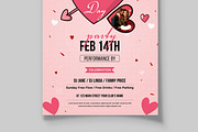 Valentine Flyer Layout, a Flyer Template by MightyDesign (Thumbnail 3 of 8)
