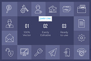 Interface Line Icons V2, an Outline Icon by Jumbo Icons (Thumbnail 2 of 5)