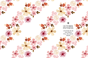 October Watercolor Patterns Set, a Pattern Graphic by Webvilla Studio (Thumbnail 7 of 10)
