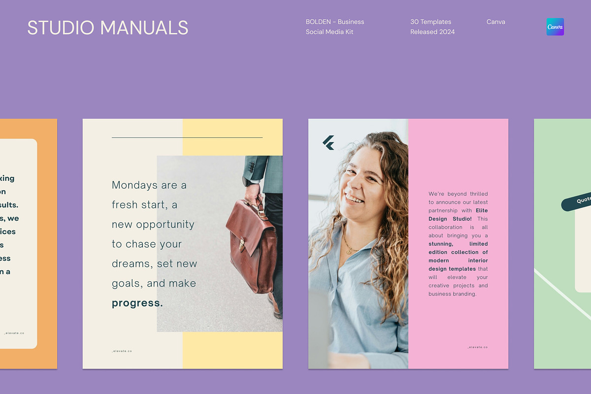 BOLDEN - Business Social Media Kit, a Social Media Template by Studio Manuals (Photo 1 of 8)