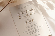 Wedding Trope - Romantic Script, a Script Font by Sarid Ezra (Thumbnail 4 of 10)