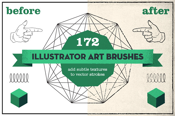 172 Vintage Pencil Brushes preview 7