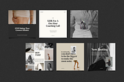 JOELLE Aesthetic Instagram Templates, a Social Media Template by Studio Mellow B (Thumbnail 2 of 7)