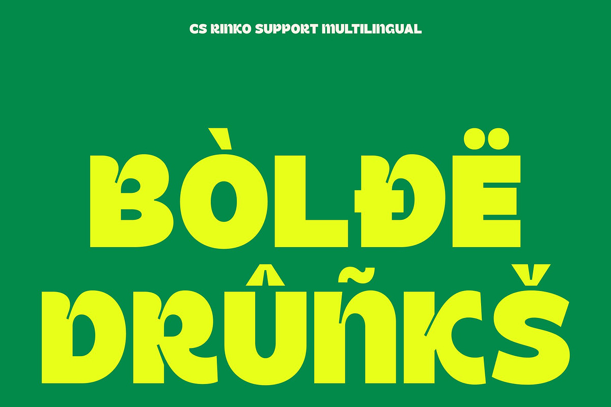CS Rinko – Inktrap Font, a Sans Serif Font by Craft Supply Co. (Photo 7 of 8)