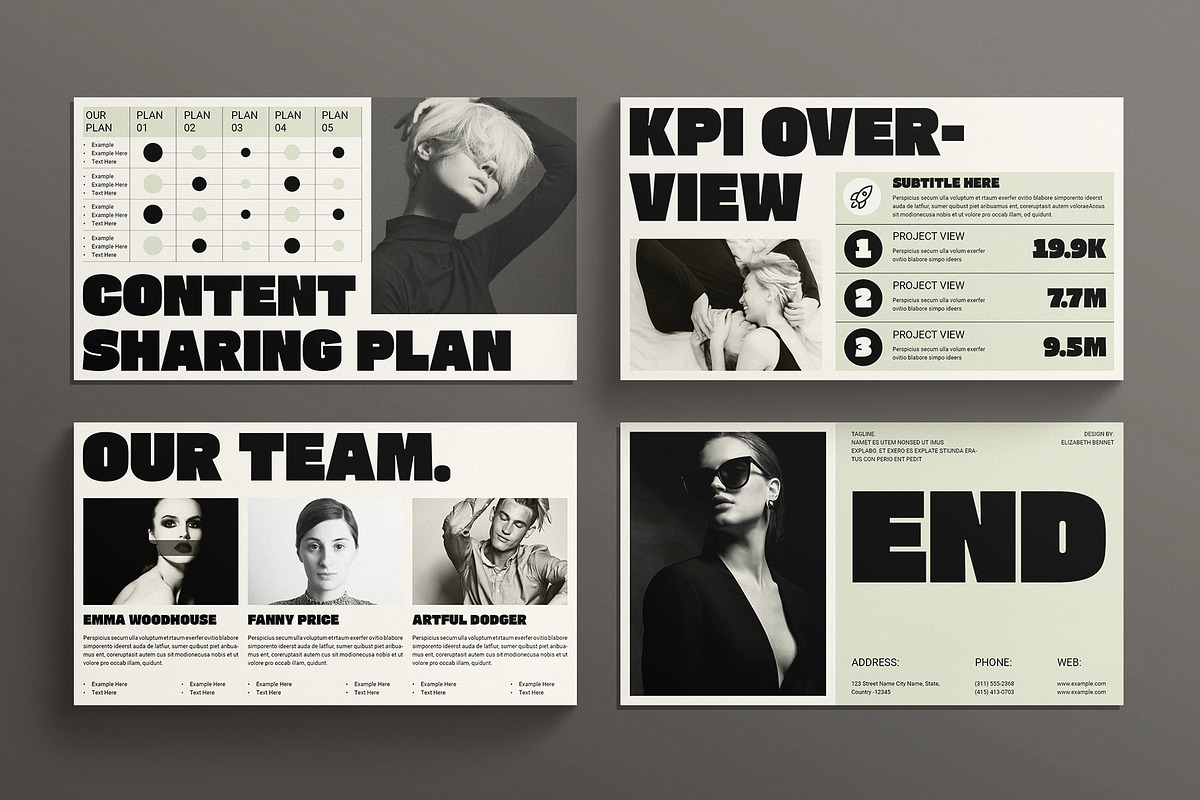 Social Media Strategy Presentation, a Presentation Template by E-Type (Photo 5 of 5)
