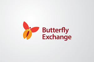 Butterfly Exchange Vector Logo