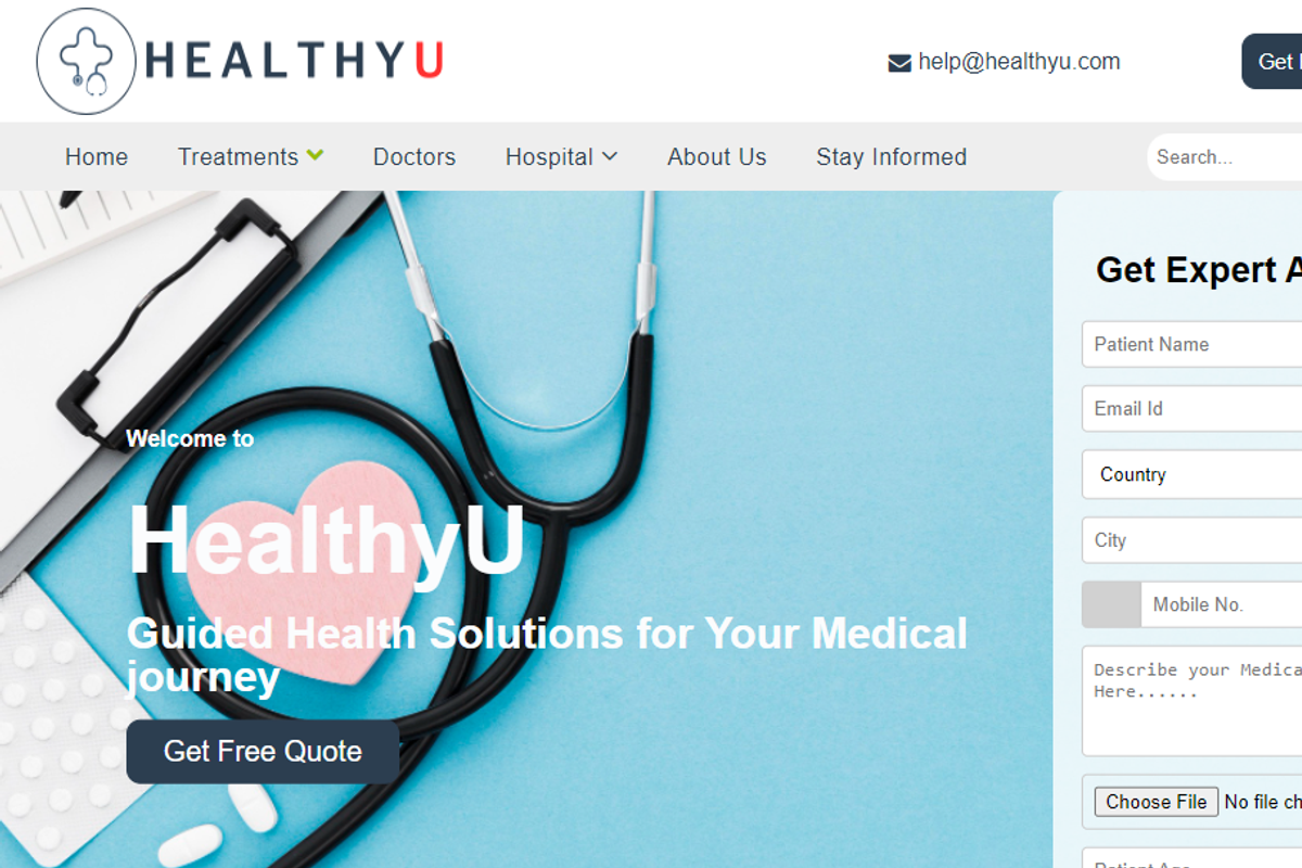 HealthyU - Medical & Doctor Website, a HTML Template by WebGuru (Photo 21 of 25)