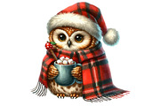 Cute Little Owl Clipart Sublimation, an Illustration by Designworld (Thumbnail 4 of 5)