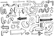 100 arrow set hand drawn, an Object Graphic by iriskana (Thumbnail 3 of 4)