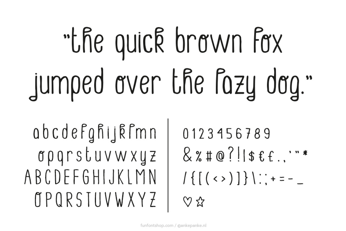 Wonderland handmade Font preview 2
