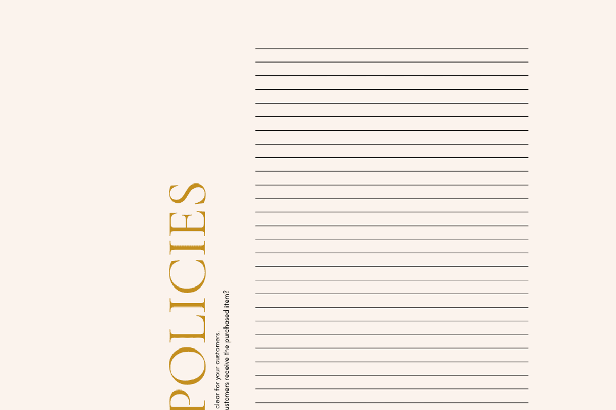 Shopify Planner, a Marketing Template by Brand Your Biz Co. (Photo 8 of 10)