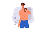 People in sportswear in gym set, a Sport Illustration by Good Studio (Thumbnail 4 of 4)
