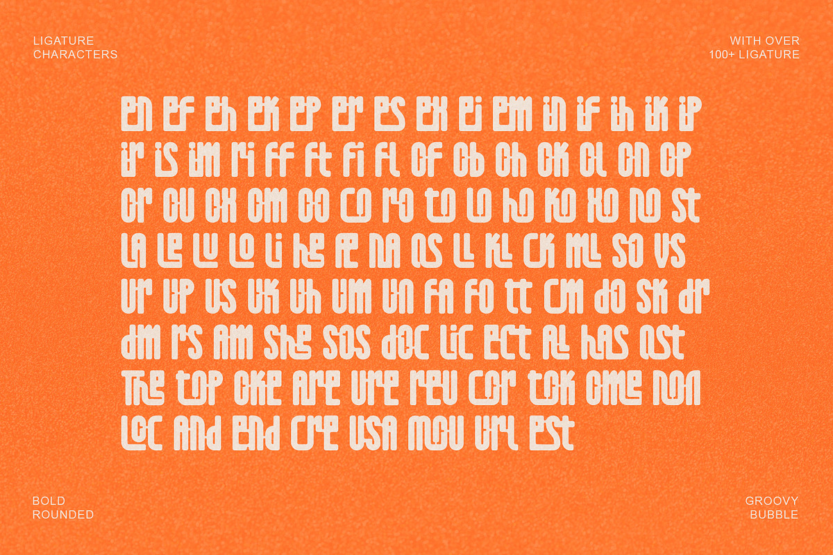 Woofie Koofie - Groovy Font, a Sans Serif Font by Letterara (Photo 12 of 15)