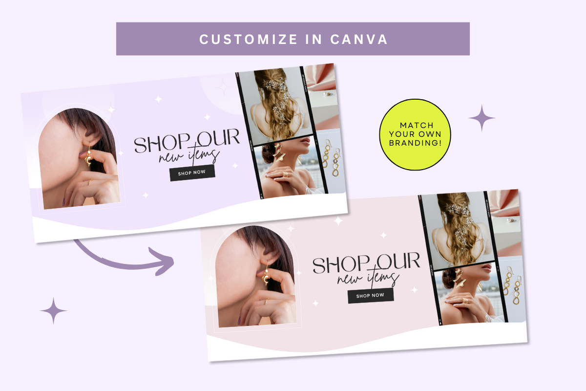 Purple Luxury Shopify Website Banner, a Shopify Template by Template Twist Shop (Photo 5 of 5)