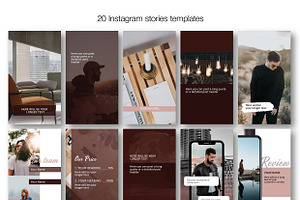 Brown CANVA Instagram Template N66