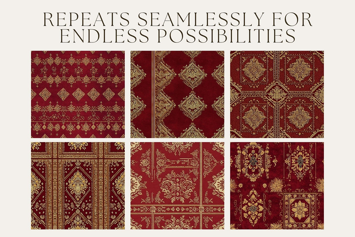 12 Silk of Siam Seamless Patterns, a Pattern Graphic by Inknfolly (Photo 2 of 7)