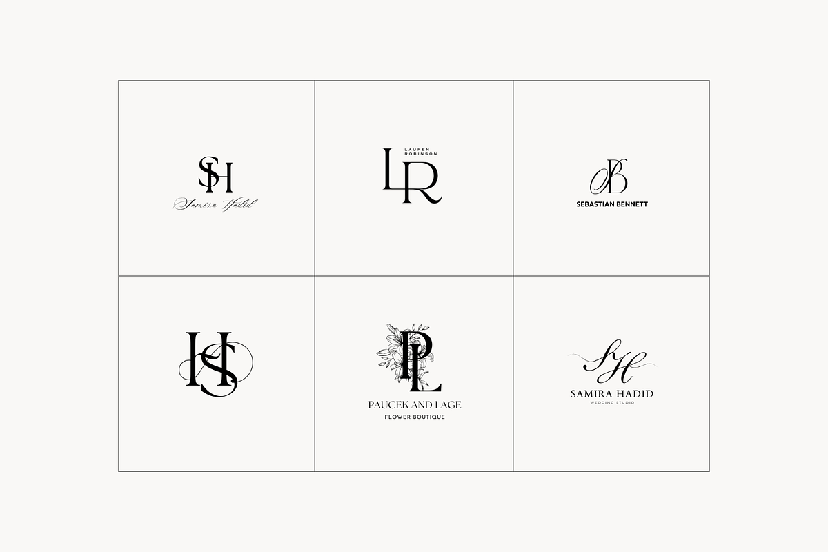 Monogram Logo Kit Templates Vol.2, a Branding & Logo Template by Studio ...